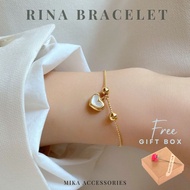 RINA Bracelet (Adjustable) | Gelang Tangan | Korean Bracelet Women Bracelet For Women Gelang Tangan 