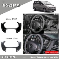 Vemart proton exora carbon fiber car meter frame cover garnish accessories