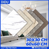 Rubber Tiles Marble Pattern Floor For Bedrooms Pvc Size 30X30/60X60cm