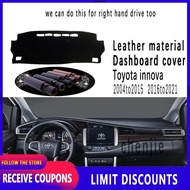 High quality for Toyota innova Thickened Insulated dashboard cover pad leather 2004-2021 car accesso