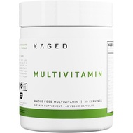 Kaged Multivitamin Capsules | Unflavored | Whole Foods Organic Fruits & Veggies | Plant Based Vegan 