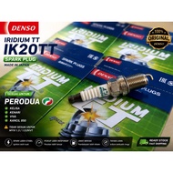 DENSO IK20TT Iridium TT Spark Plug Original Perodua Kelisa Kenari Viva Kancil 850 Pickup Sedap