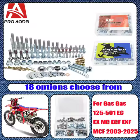 Hardware Bolt Full Plastics Fastener Kit For Gas Gas125-501 EC EX MC ECF EXF MCF 2003-2025 KTM Honda