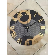 Wall clock, wall clock, aesthetic clock, Modern clock, MDF 30x30