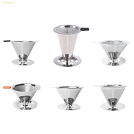 Cologogo2 Pour Over Coffee Filter Reusable Coffee Dripper Coffee Holder Cone Funnel Basket
