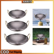 Stainless Steel Wok Pot Skillet Home Outdoor Cooking Kitchenware Stewpot Physical Non-Stick Honeycom