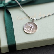 復古錢幣項鍊 / SV925