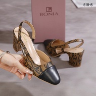 (AUDROSE) Bonia Block Heels Women's Shoes 6cm HB518-8 PNS Lecturer Teacher Shoes