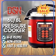⭐ [100% ORIGINAL] ⭐ DSN 6L  8L Electric Pressure Cooker Rice Cooker Presure Multifunction Periuk Tekanan 15 Button  20 Button