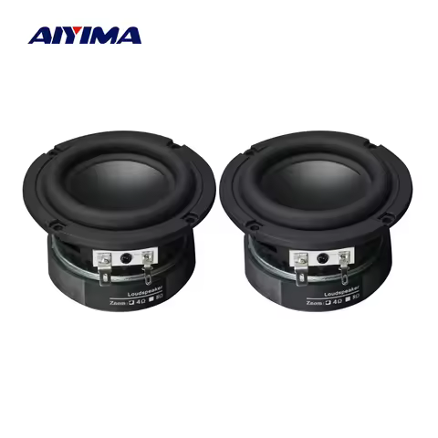 AIYIMA 3 Inch Portable Subwoofer Speaker 60W Power 4 Ohm Big Voice Coil Steel Cannon DIY Audio Sound