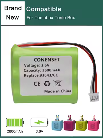 For Tonies TonieBox Musicbox Soundbox 2600mAh Battery
