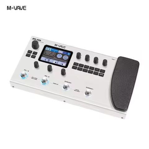 M-VAVE MK-300 Guitar Multi-Effect Processor Pedal 150s Looper 128 Drum MIDI DAW ANN Neural Modeling 