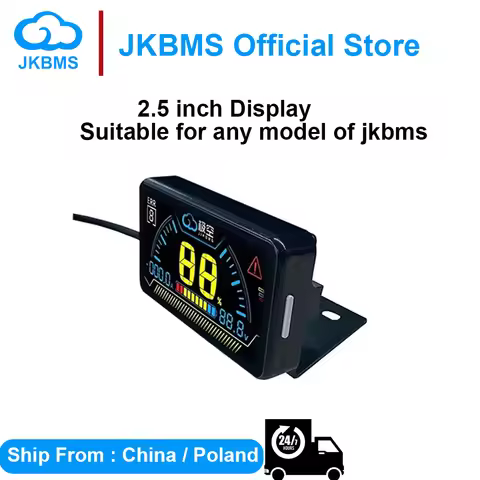 JKBMS Smart BMS LCD Display 2.0 Inch 4.3 LCD Accessories Intelligent Battery Level Indicator For JKB