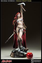 （現貨供應)Sideshow BenToy 屠魔女煞神劍女王Red Sonja大型全身限量版雕像SC-200258