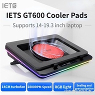 IETS GT600 Powerful Turbo-Fan RGB Laptop Cooling Pad gaming laptop cooling for 14-19.3 inch Laptop C