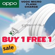 [BUY 1 FREE 1]ORIGINAL OPPO A31 A11 A12E A15 A17 F5 F7 F9 F11 PRO A5S A11K A37 VOOC FAST CHARGING MICRO CABLE/OPPO Kabel