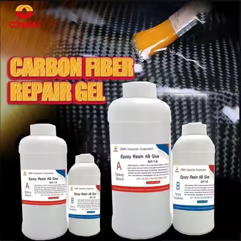 CNMI Carbon Fiber Resin Epoxy Strong Glue Repair Car Bicycle 100:27 AB Adhesives DIY Wall Strengthen