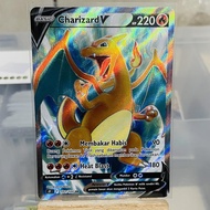 Charizard V SR secret rare full art pokemon go kartu tcg indonesia