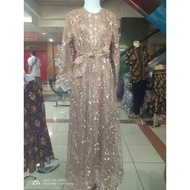 GAMIS TULLE BUSUI / GAMIS LUNA DESIGN 2 / FREE MASKER/ Dress gamis luna/Gamis muslim/Gamis syari/Gam