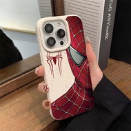 เคสสำหรับไอโฟน11 12 13 15 14 Pro max CASE For iPhone 11 12Pro 14 Plus 11Pro Max 13Pro กรณี iPhone14 XR XS Max X 6 7 8 Plus 12 13 MINI SE 2022 2020 น่ารัก Case เคสมือถือน่ารักๆ ภาพการ์ตูน มนุษย์แมงมุม spider man