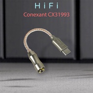 - ALAC USB Type C to 3.5mm Cable HiFi Adapter DAC Conexant CX31993 Chip - CX-PRO -