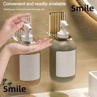 SMILE Soap Bottle Holder, Self-Adhesive Free of Punch Shower Gel Hanger,  Transparent Wall Hanger Shampoo Holder Bathroom Organizer Holder