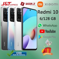 Hp Xiaomi Redmi 10 2022 Ram 6/128Gb Smartphone Let 4G 6.5 Inches Dual