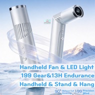199 Gear Wind Handheld Air Cooler Fan Strong Wind,Portable Fan Rechargeable Mini Handheld Fan Strong