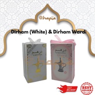 ORIGINAL PERFUME DIRHAM WHITE & DIRHAM WARDI EAU BY ARD AL ZAFARAN PERFUMES