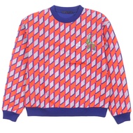 全新未使用商品 ▼LOUIS VUITTONLouis Vuitton 22AW 鑽石棋盤格紋圓領針織衫 多色 L 號 義大利製造 正品 男士