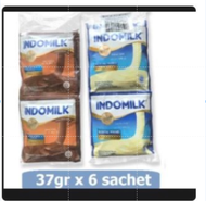 Indomilk Set Susu Kental Manis Indomilk 37gr x 6 sachet
