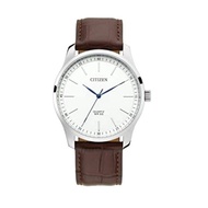 [Powermatic] Citizen BH5000-08A Analog Quartz White Dial Brown Leather Men'S Watch