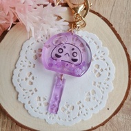 鑰匙圈吊飾 流沙 搖搖樂 日本開運 不倒翁 達摩 風鈴 招財 禮物紫