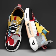 QZHSMY Summer 2022 Mixed Colors Sneakers Men Breathable Trendy Male Couple Shoes Big Size 46 Light C