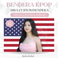 AMERICAN Flag KPOP EUNBI IZONE Iz*One KPOP POSTER/ KPOP FLAG/ Kwon Eunbi KPOP Tapestry/ Kpop Tapestr
