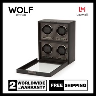กล่องหมุน กล่องนาฬิกา WOLF1834 รุ่น Axis 4 Piece Watch Winder (Powder Coat)