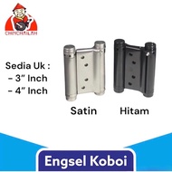 Cowboy / cowboy hinges 3 & 4 inches back and forth door per two directions