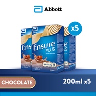 [Bundle of 5] Ensure Plus - Chocolate 200ml
