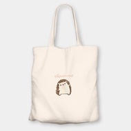 打招呼刺蝟 客製化英文名 環保購物袋 側背包 tote 帆布袋 PU007