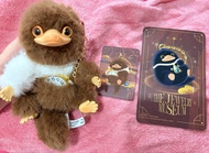 玻璃獸盲盒MINISO x Fantastic Beasts 扭扭蛋毛絨掛飾 Niffler 嗅嗅公仔鎖匙扣 Keychain