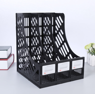 Magazin&Document File Organizer Holder Rack Blue 3 Divider Magazine Holder File Book File