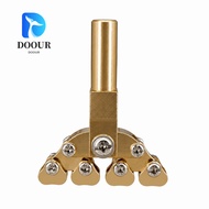 DOOURPH Guitar Presser, Brass Brass Color Fret Press Tool, Professional Fret Repair Tool For Fret Le
