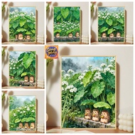 SY-frame-32*40/40*50cm/50-60cm-pet after the rain-coloring page by number--painting by number-color 