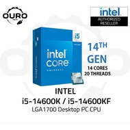INTEL CORE I5-14600KF / I5-14600K 14-CORE UNLOCKED High Performance Desktop PC CPU | 24M Cache, up t