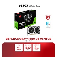 MSI GRAPHIC CARD GeForce® GTX 1650 D6 VENTUS XS OCV3 (การ์ดจอแสดงผล)