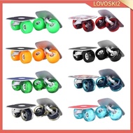 [Lovoski2] Portable Board, Roller Road Board Skates Anti-Slip Plate Free Skates Beginner