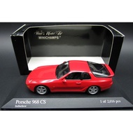 Minichamps 1 PORSCHE 43 PORSCHE 968 CS, Mini Cut PORSCHE 968CS 1993 Styles, Moist Paint, 230 Yuan. O