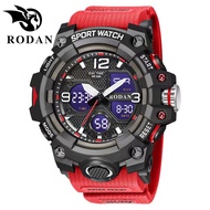 Rodan model 8008 simulasi pria watch waterproof anti -falling trend electronic watch