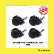 **READY STOCK **Roda / Office Chair Castor Wheels / Office Chair Roller / Office Chair Component/ Re