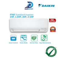 4 Star Daikin Inverter Air Conditioner 1HP 1.5HP 2.0HP 2.5HP Aircond Penghawa Dingin Air Cond 冷气机 FT